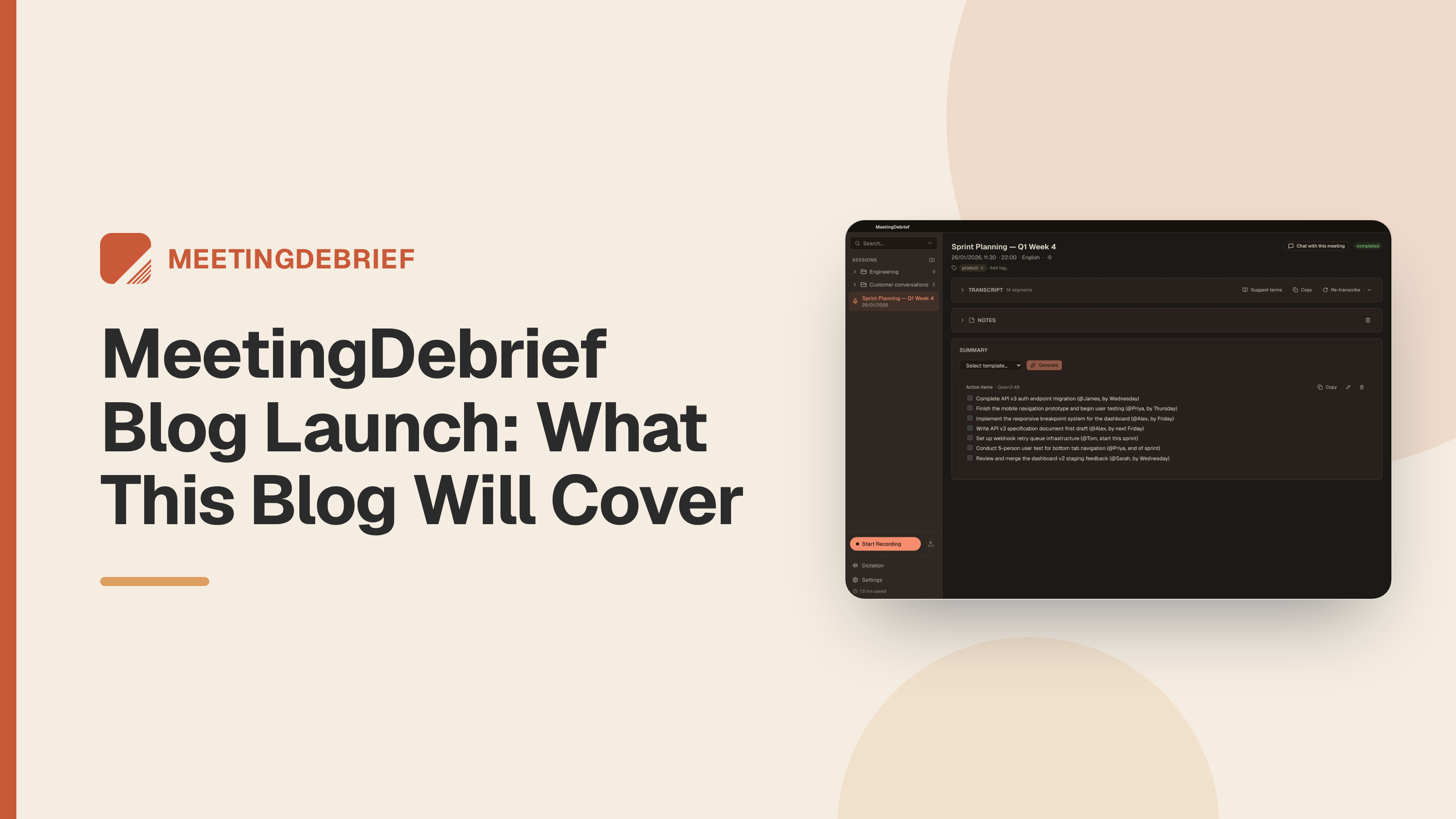 MeetingDebrief Blog Launch: What This Blog Will Cover